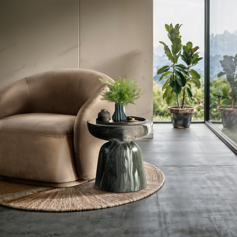 Table de bout Rainmund, Vert