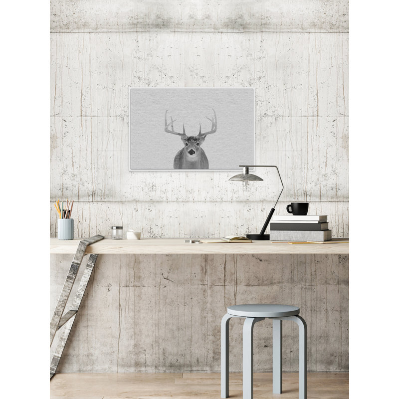Serious Dee - Floater Frame Print on Canvas, 30 cm H x 46 cm W x 4 cm D