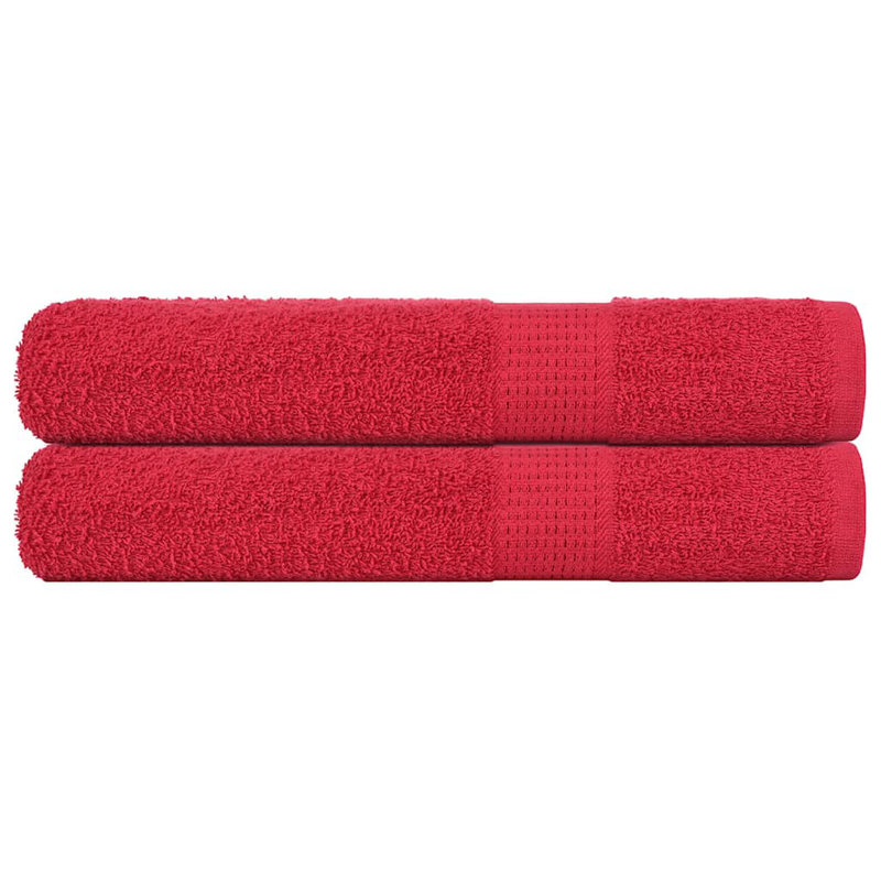 Avdie 100% Cotton Beach Towel, Red
