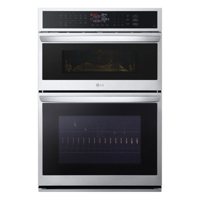 1.7/4.7 Cu. Ft. Smart Combination Wall Oven With Convection And Air Fry -  LG, WCEP6423F