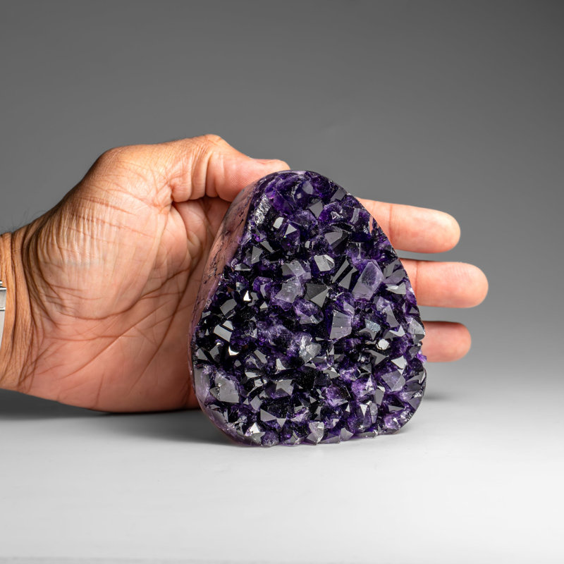 Genuine Amethyst Crystal Cluster From Brazil (1.7 Lbs)