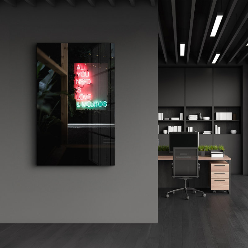Elegant Tempered Glass Wall Art Painting, 13.8 x 21.7 inches | 100% Tempered Glass, Thickness: 0.16 inches | UV Printed for Vibrant Colors | Perfect for Home Decor, Living Room, & Office Spaces