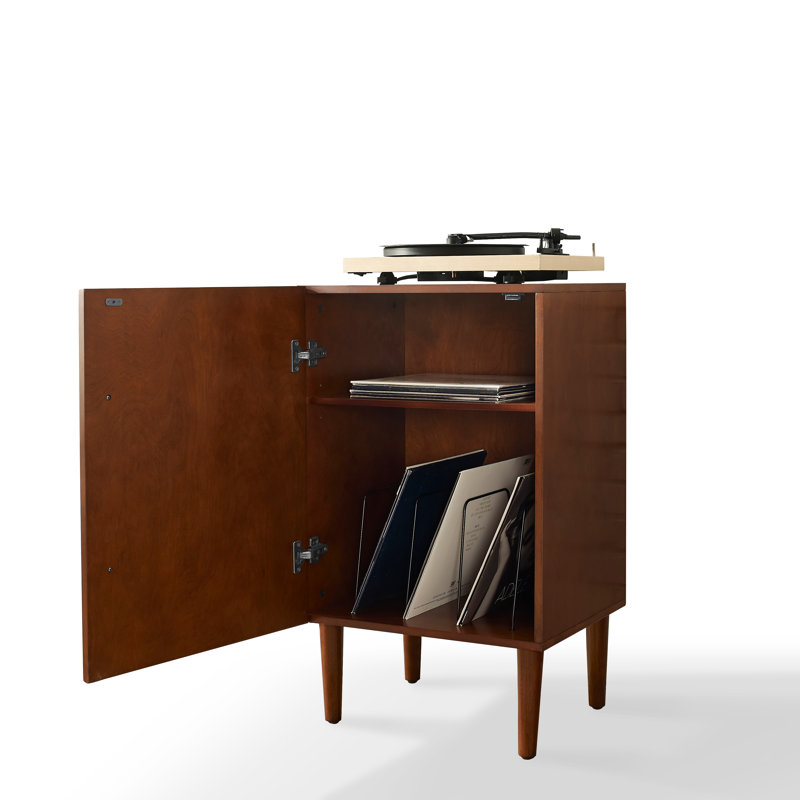 Armoire multimédia Ayinde, Acajou