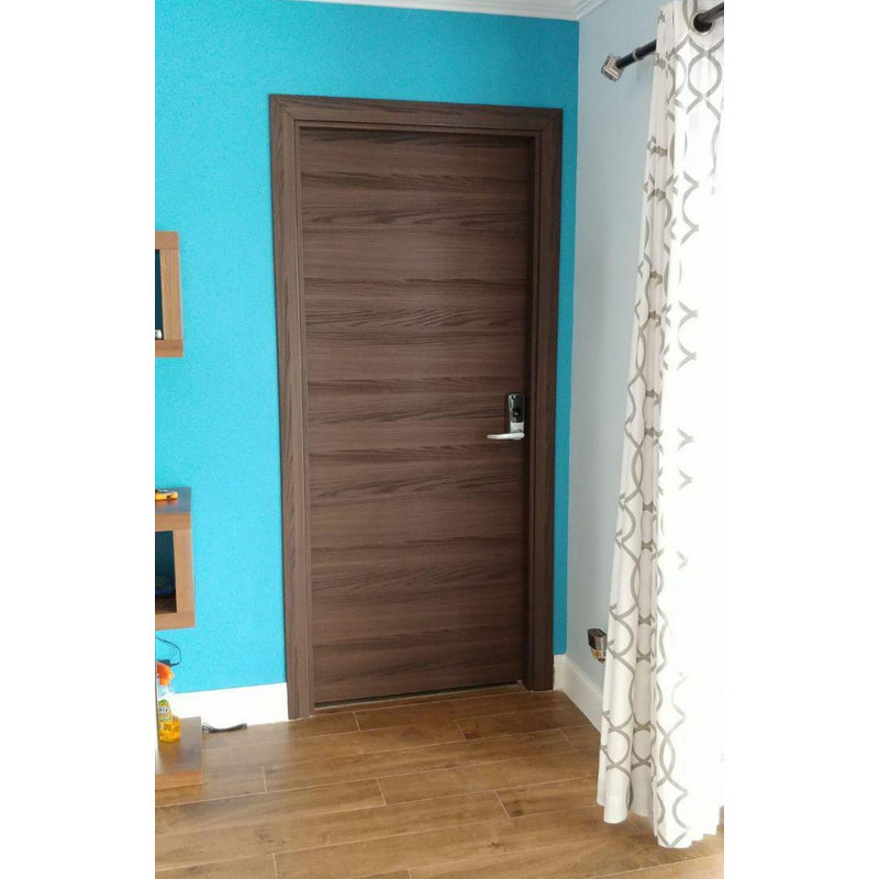Porte standard en bois Planum, 36 po x 80 po, Chocolat