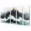«Stormy Seas Mountain Landscape II», ensemble d'art mural montagnes-1617349244