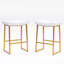 Tabourets de bar 24 po à hauteur de comptoir avec cadre en métal pour îlot de cuisine 24 po-956387905
