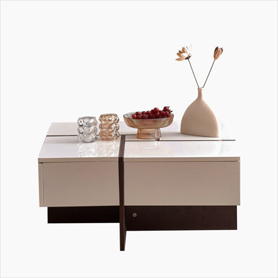 Table basse à piédestal