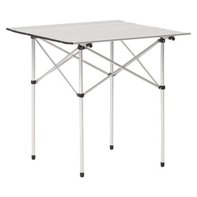 Table de camping pliante en aluminium