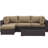 Convene 5 Piece Rattan Sectional Seating Group with Cushions-337879603