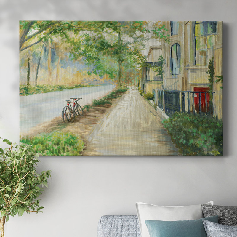 Sunny Side of the Street-Gallery Wrapped Canvas, H 8 po x l 12 po