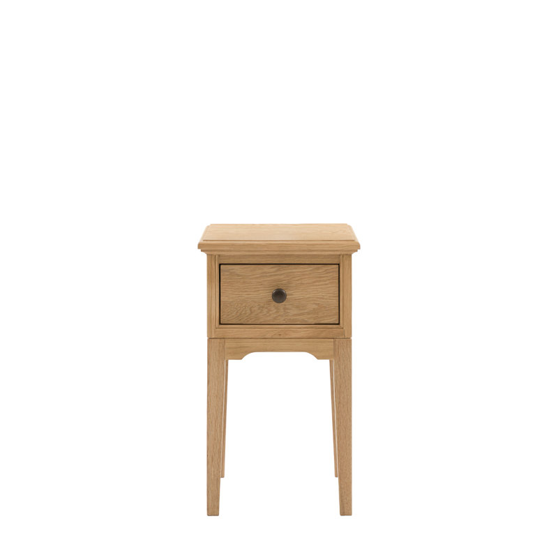 32cm W Solid Wood Bedside Table