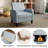 29.25'' Wide Modern Fabric Upholstered Accent Chair With Storage-920857178