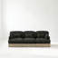 Canapé modulaire en chenille à imprimé léopard 100 po Geneveve-702169695-702169698