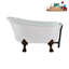 1300.5mm x 650.2mm Soaking Acrylic Bathtub-1679196279-1679196286
