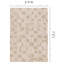 Tapis taupe neutre texturé pour le salon-2022414170