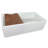 Cape 33'' L Farmhouse / Apron Single Bowl Fireclay Kitchen Sink-78997219