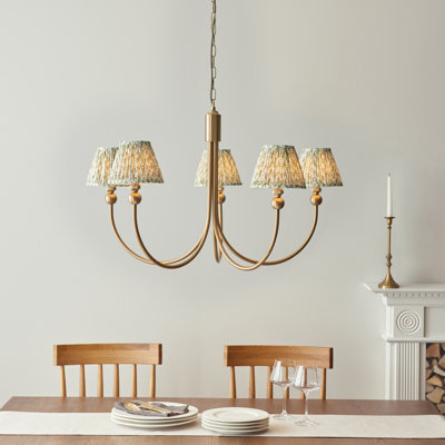 Santiago 5 - Light Shaded Chandelier