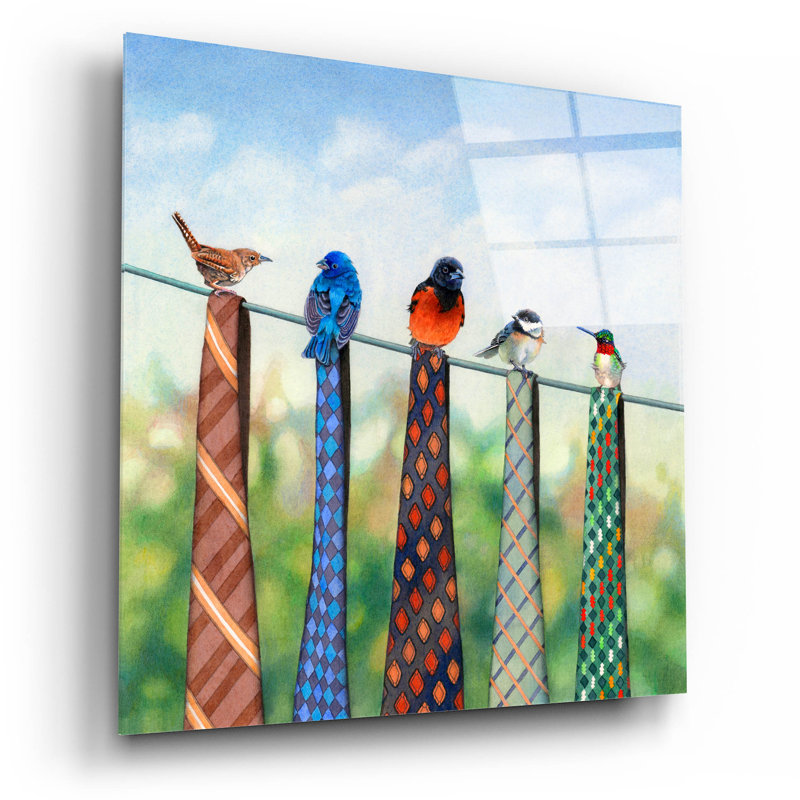  Art mural en verre acrylique, 12 po x 12 po