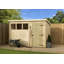 10 Ft. W x 5 Ft. D Shiplap Pent Wooden Shed