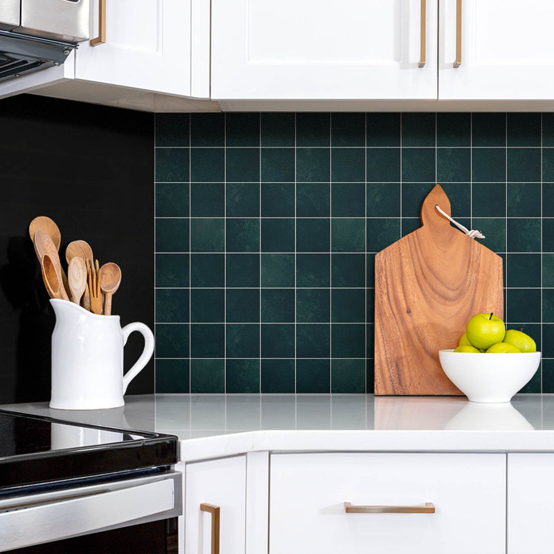 Lovella 50x100 cm Pvc Singular Tile in Green