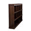 Bibliothèque à 10 tablettes au charmant motif noyer