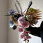 Ornements de fleurs simulées