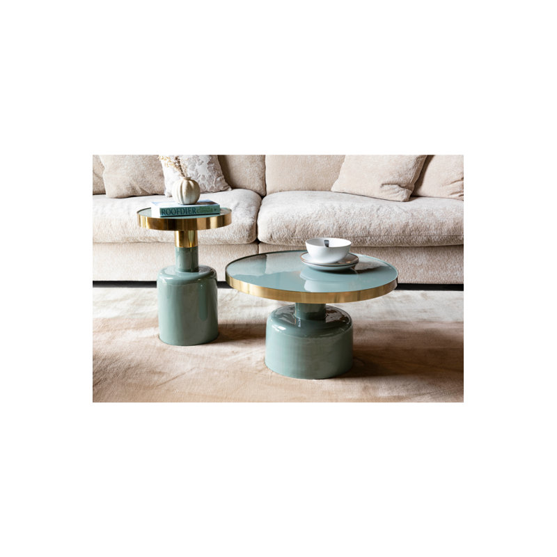Table basse Glam, Vert, Vert