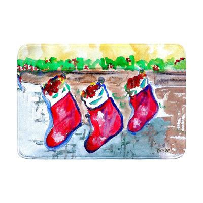 Tapis de bain bas de Noël