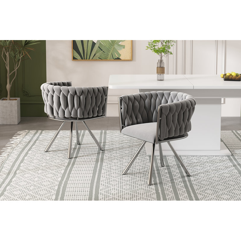 Upholstered Accent Chair, Grey