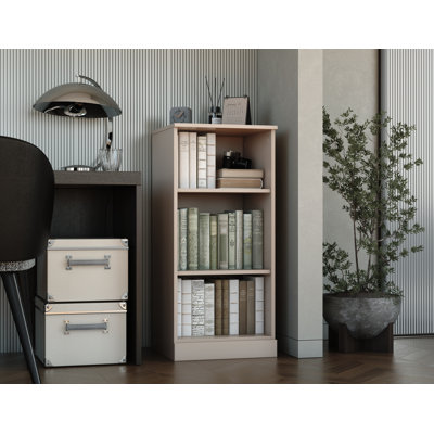 Palace Imports 100% Solid Wood Modular Storage Cabinet with Adjustable Shelves, 16.5" Wide x 35.75" Tall