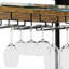 Briah Floor Wine Bottle & Glass Rack