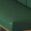 Banquette moderne en similicuir vert