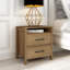 Chivonne 2 Drawer Bedside Table-525057220