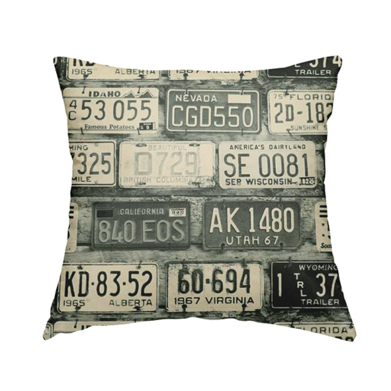 Noella Patchwork Square Cushion, 28cm H x 28cm W x 5cm D