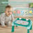4-In-1 Touch & Learn Activity Desk, Educational Toys With Interactive Learning System Cards And Music Sheets Writing Board, Piano Learning Toys For Toddlers 1-3