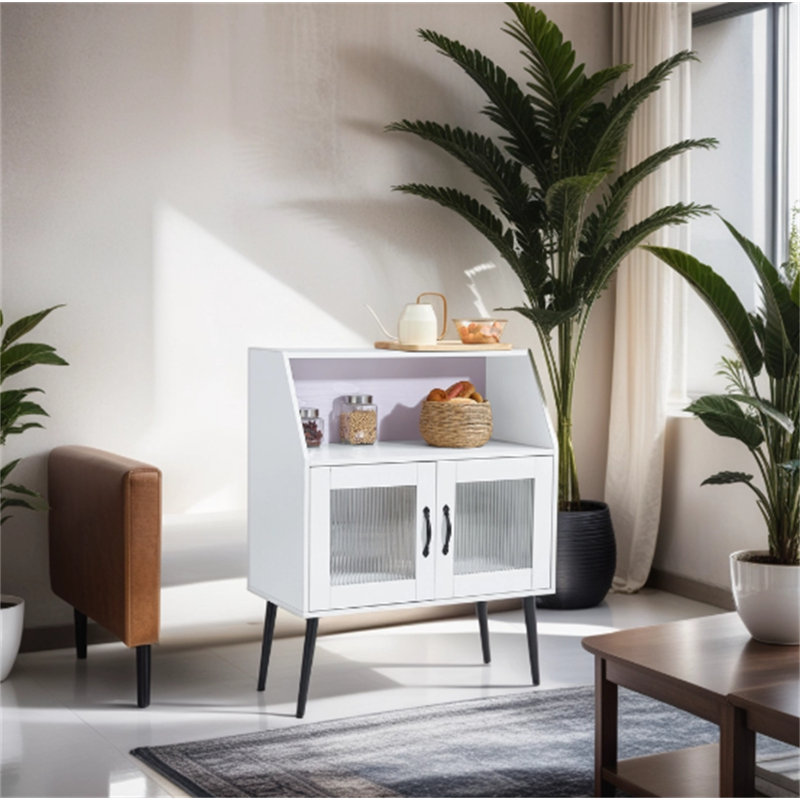 Buffet 30,5 po Rommert, Crème / blanc