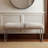 Upholstered Cowhide Bench