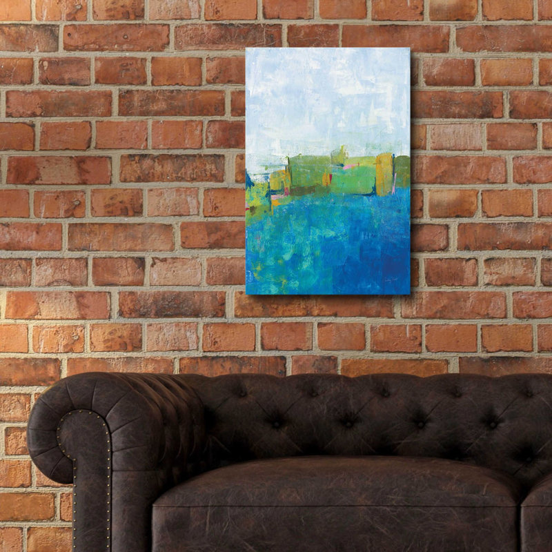 «Catalina par Courtney Prahl, art mural en verre acrylique, H 24 po x l 16 po x P 0,2 po