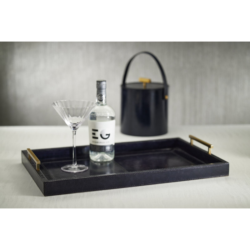 Zodax Somerstown Leather Serving Trays