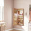 Armoire à bijoux 42,5 po avec miroir lumineux et armoire à bijoux murale-2135177511