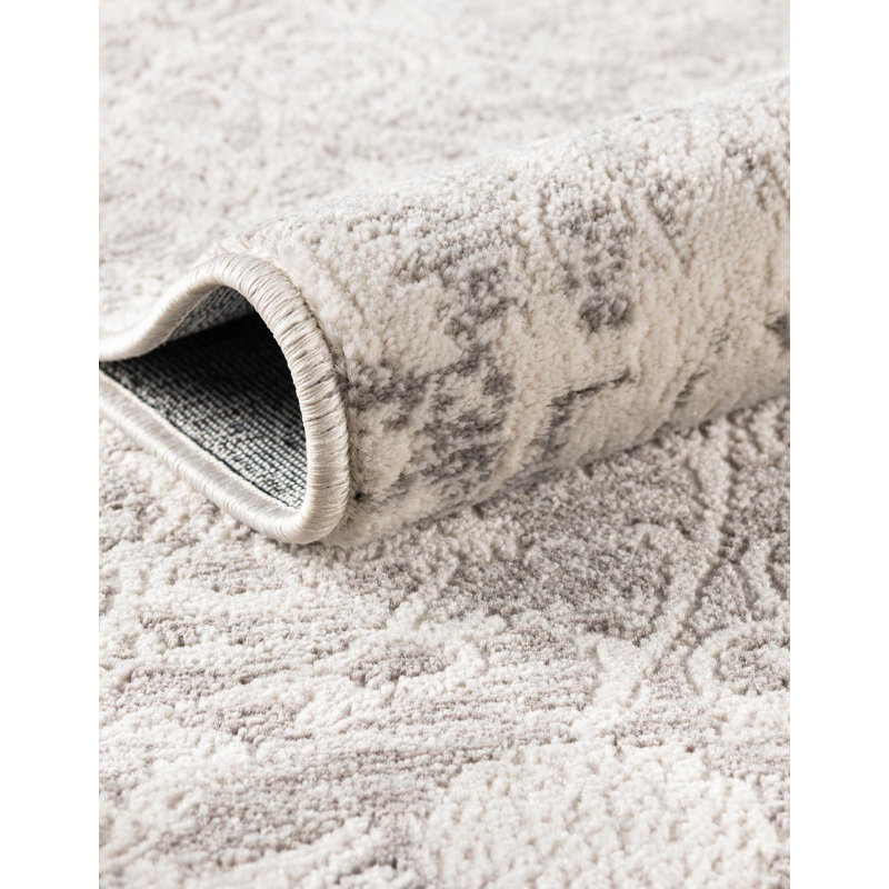 Teadora Floral Indoor Rug, Square 8'