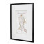 De 2, 20 x 28 po de créations murales, ajouter du style à la pièce - cadre 40% ps, 20% verre organique, papier, personnaliser