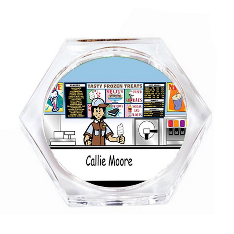 Ensemble de 4 sous-verres personnalisables, Oui