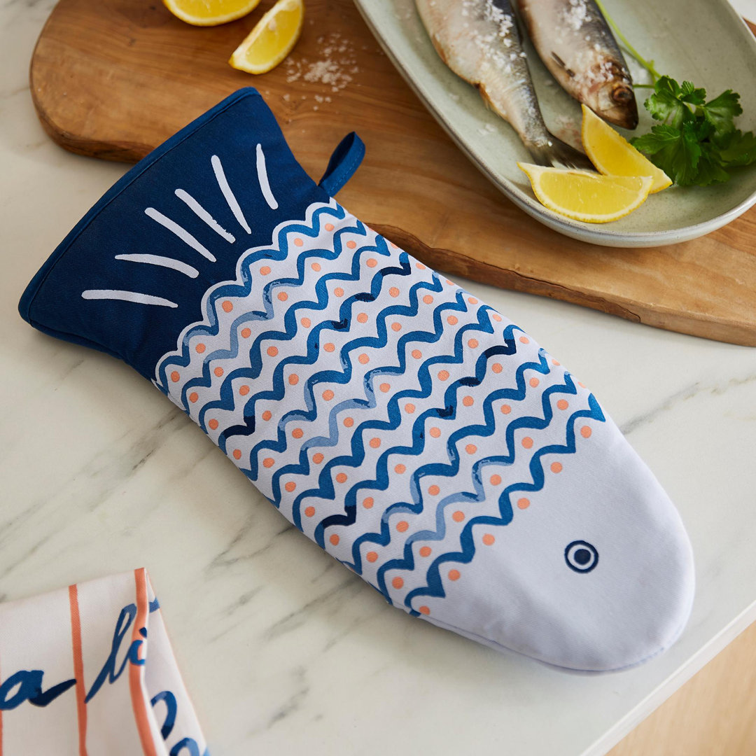 Ulster Weavers Catch Of The Day 100% Cotton Oven Glove