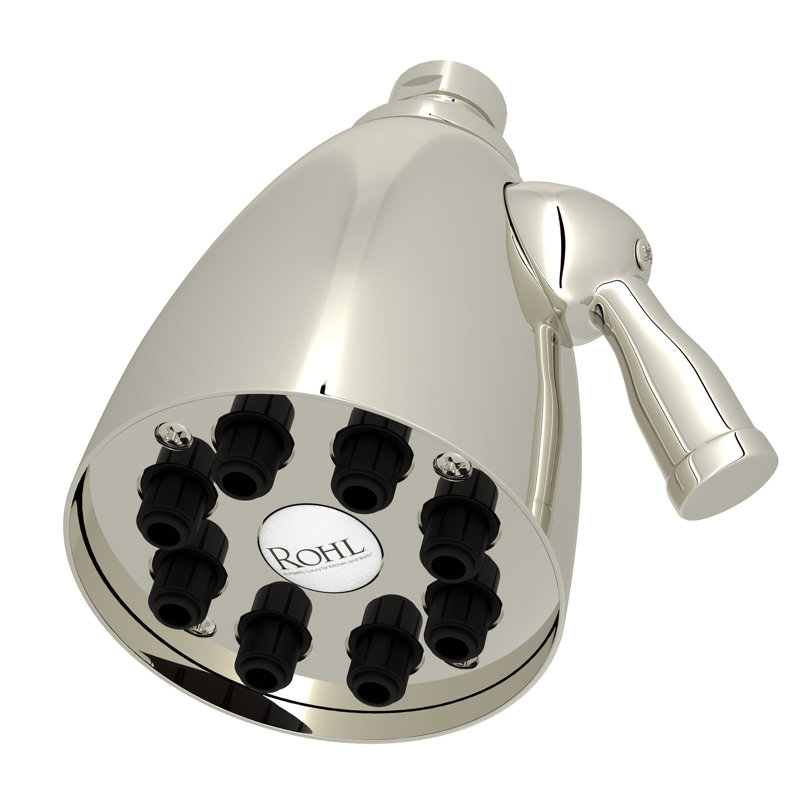 Calliano 4" Multi-Function Showerhead, Polished Nickel