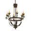 Greenbriar Oak 6 - Light Chandelier