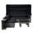 Patio With Retractable Canopy And Water Repellent Cushions. , For Garden. Grey + Black 7 Furniture Sunshade. Cushions, . Poolside, ,