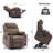 Teremba Chenille Lift Assist Power Recliner -2133164918