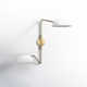 Adarna 2 Light Steel Dimmable Swing Arm Sconce