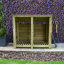 Tangier 150cm W x 74.5cm D Solid Wood Log Store-36319266